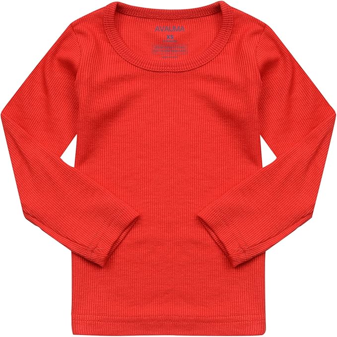 AVAUMA Baby Boys Girls Pajama Set Kids Toddler Snug fit Ribbed Sleepwear pjs for Daily Life Style