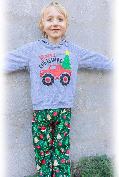 Baby Boys Dinosaur Long Sleeve Hoodie Tops Sweatsuit Pants Winter Outfit Set