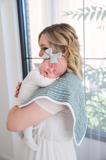 Copper Pearl Baby Burp Cloth Small 21''x10'' Size Premium Absorbent Triple Layer 3-Pack Gift Set 'Autumn'