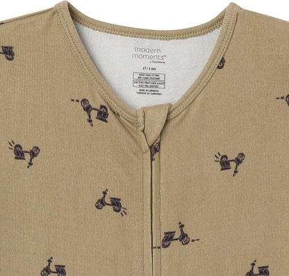 Modern Moments by Gerber unisex-baby Hacci Footless Pajamas