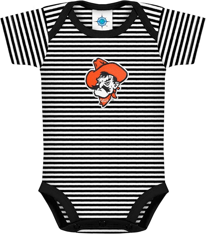 Creative Knitwear College Baby NCAA Infant Striped Bodysuit