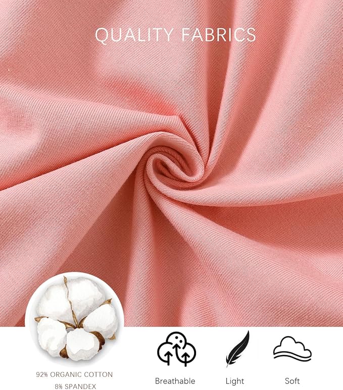 Jimonda Baby Boy Girl Bubble Romper Solid Color Bodysuit Short Sleeve Organic Cotton T-Shirt