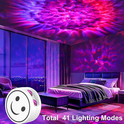 Galaxy Projector for Bedroom, Galaxy Light Projector with 41 Lighting Modes, Night Light for Kids, Nebula Lamp with Timer and Remote,Gift for Teens, Gifts for Girls, Boys, Adults, Christmas, Birthday