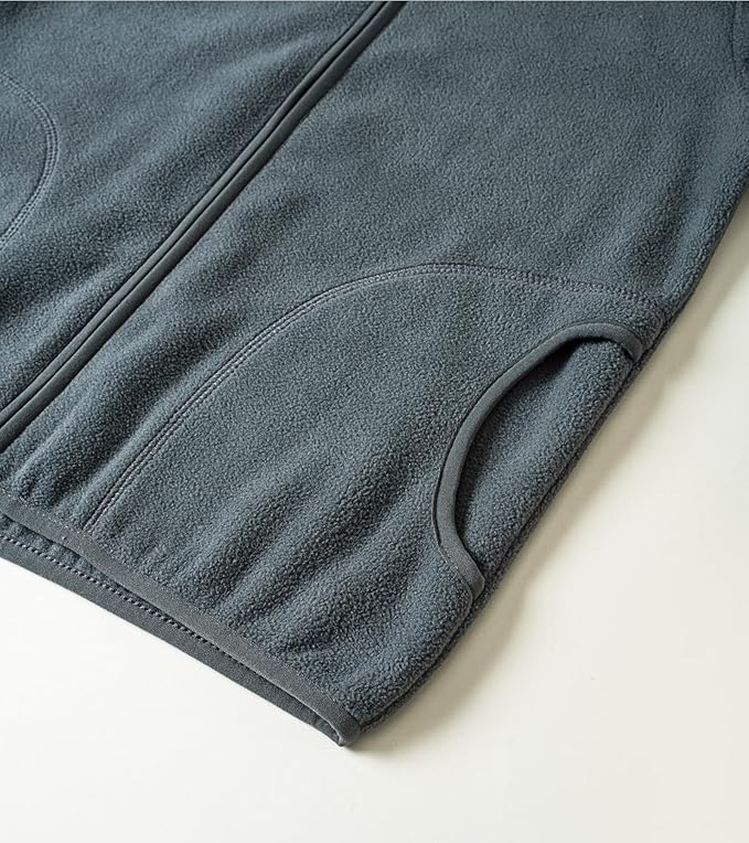 Toddler Fleece Jacket Kids Lightweight Outerwear Boys Girls Long Sleeve Fall Spring Coat 2-12 Years