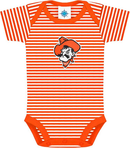 Creative Knitwear College Baby NCAA Infant Striped Bodysuit