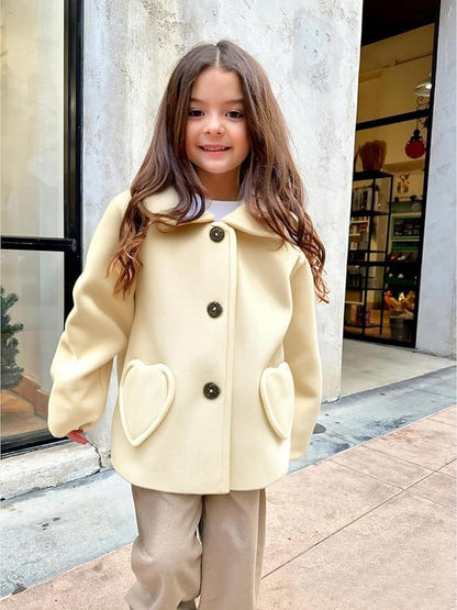 Baby Coats Fall Winter Kid Baby Girl Cloak Button Jacket Clothes Baby Outwear Clothes