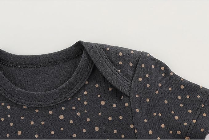 Fashion Unisex baby Boy Girl Bodysuits 5-Pack Casual Cotton Soft Infants Outfit New born Clothes