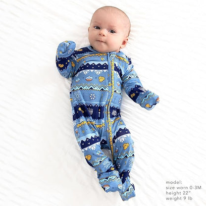Bellabu Bear Convertible Footies for Baby Boys & Baby Girls, Family Matching Pajamas, Rayon from Bamboo