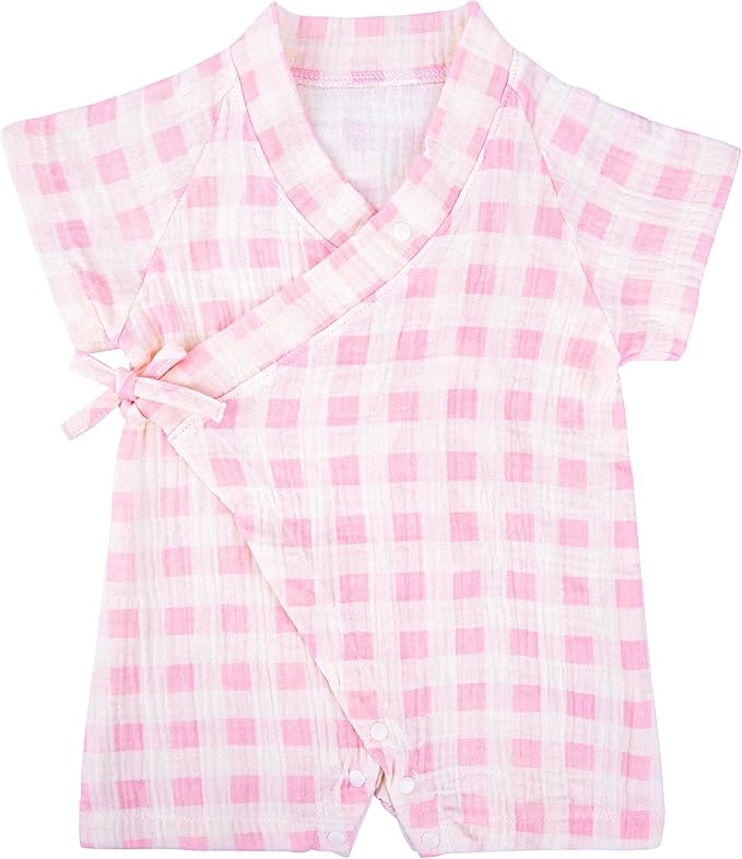 Kimono Robe Newborn Cotton Yarn Robe Baby Romper Infant Japanese Pajamas…