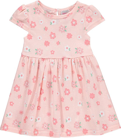 Cudlie 2-Pack Baby Girls’ Dresses – Adorable Prints and Everyday Value - 0-3M to 24M