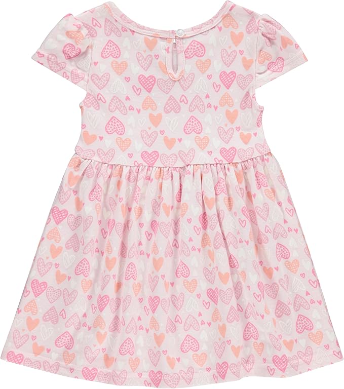 Cudlie 2-Pack Baby Girls’ Dresses – Adorable Prints and Everyday Value - 0-3M to 24M