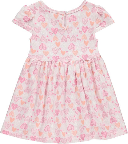 Cudlie 2-Pack Baby Girls’ Dresses – Adorable Prints and Everyday Value - 0-3M to 24M