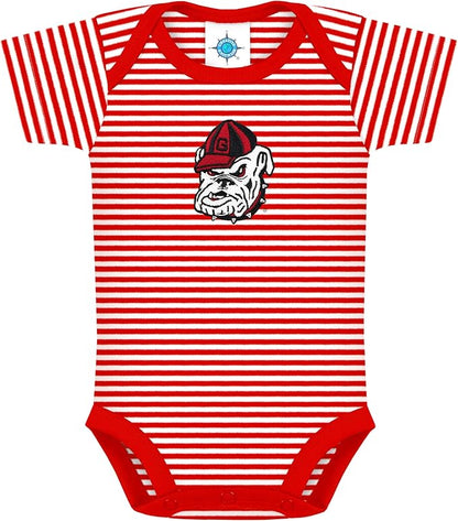 Creative Knitwear College Baby NCAA Infant Striped Bodysuit