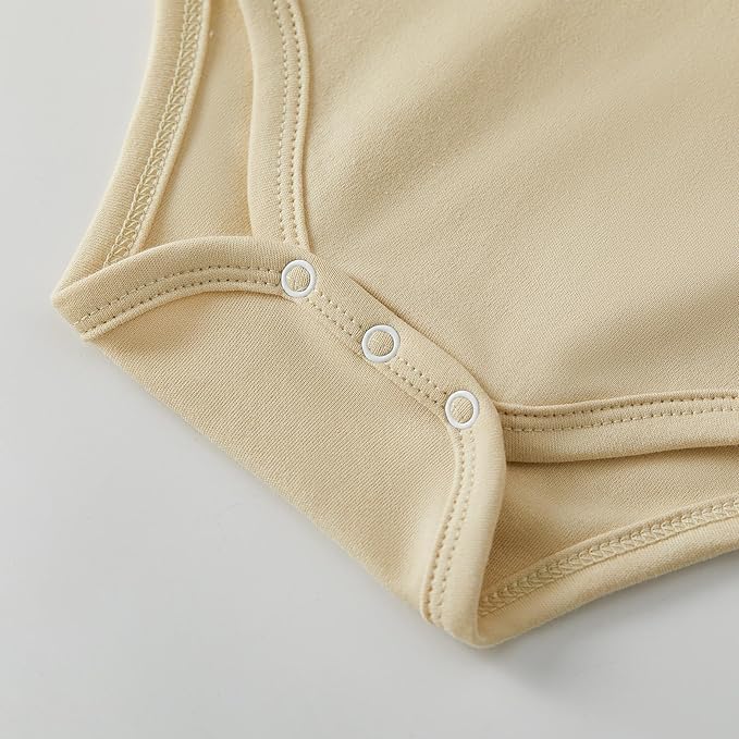 pureborn Baby Boys Girls Bodysuit Super Soft Cotton Romper 0-24 Months