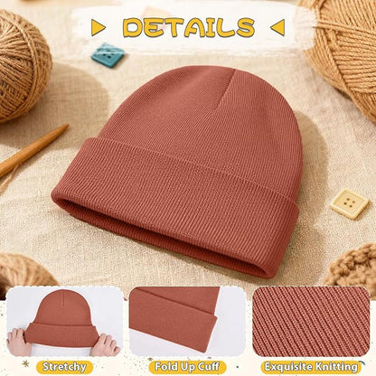 ZOORON Toddler Beanie Baby Kids Beanies Warm Winter Hat Knit Skull Cap for Boys & Girls Soft Children Infant Hat