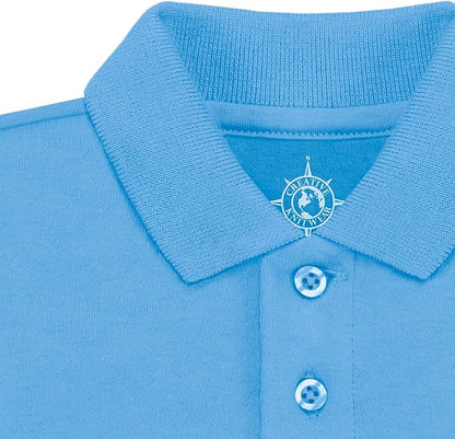 Creative Knitwear College Baby Polo Bodysuit Solid - Team Logo, Multiple Colors, for Boys & Girls (0-12 Months)