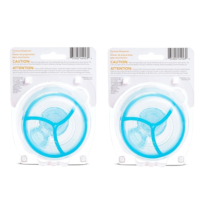 Munchkin® Formula Dispenser, BPA Free, 3 9oz Sections, Blue, 2 Pack