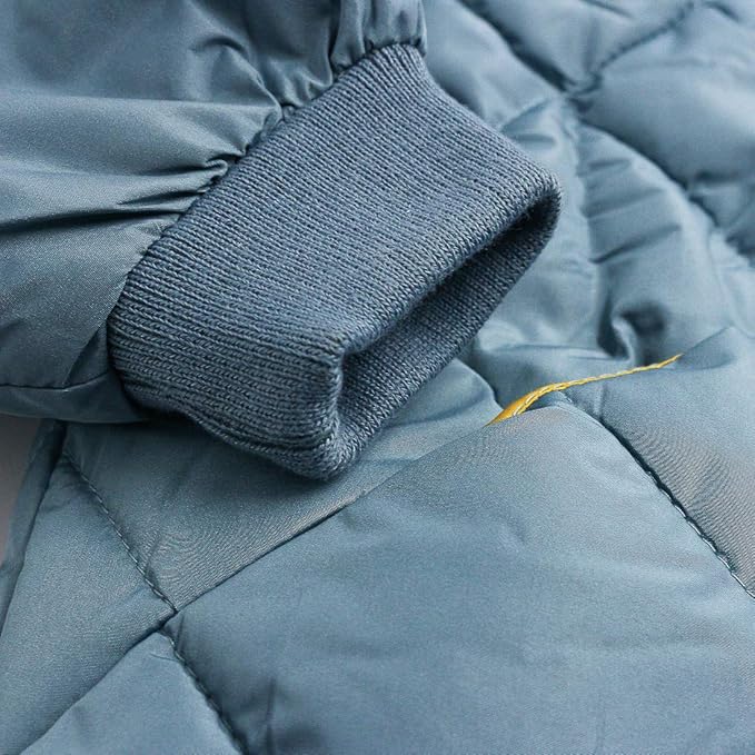 Curipeer Kids Winter Jacket Front Zip Warm Snow Wear Toddler Outer Clothing 2-8T