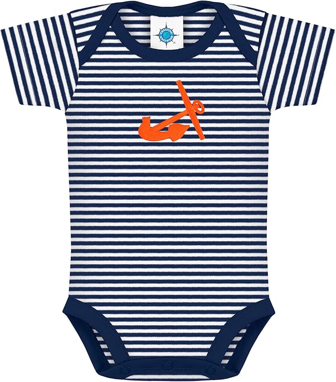 Creative Knitwear College Baby NCAA Infant Striped Bodysuit