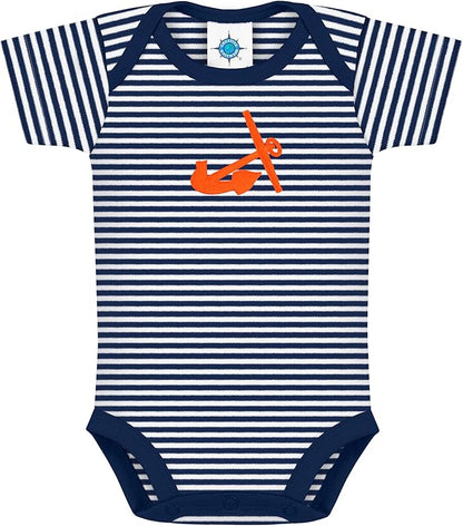 Creative Knitwear College Baby NCAA Infant Striped Bodysuit