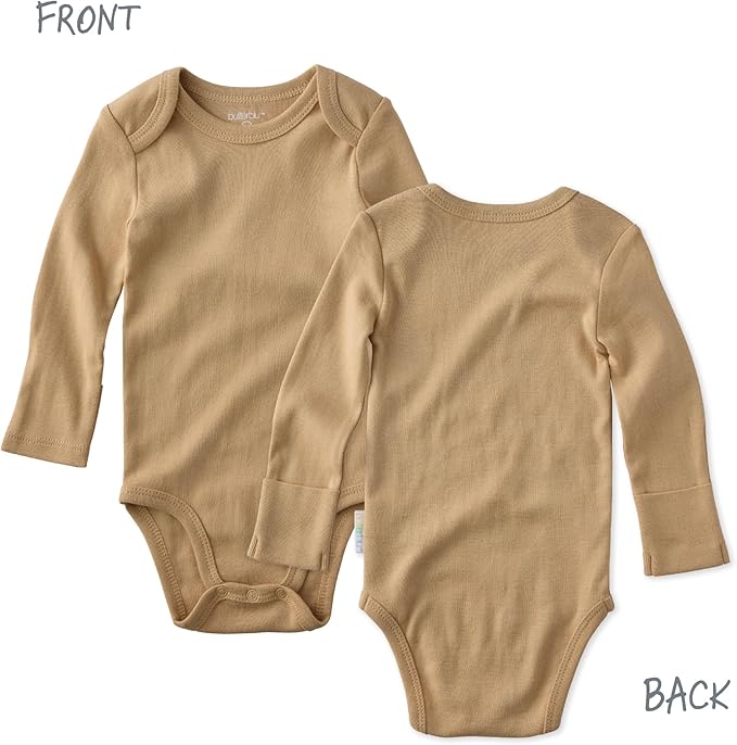 Blake 5-Pack Long Sleeve Bodysuits 100% Organic Cotton Baby Boys & Girls