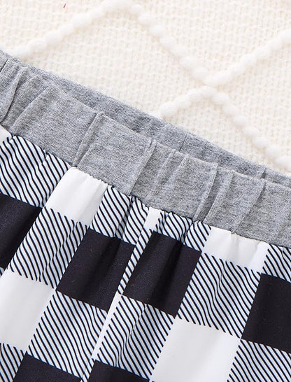 Baby Boy Clothes Long Sleeve Hoodie Romper and Plaid Pants Set Fall Winter Baby Boy Outfit 0–18 Months