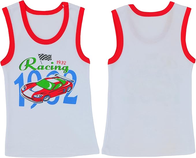 ToBeInStyle Boy's Pack of 4 Tank Tops