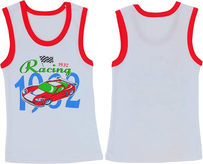ToBeInStyle Boy's Pack of 4 Tank Tops