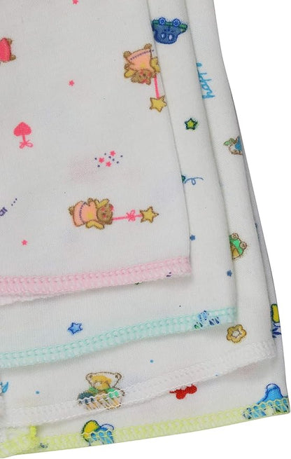 ToBeInStyle Babies' 4 Pack Relaxed Fit Short or Long Sleeve Button Up Kimono Tee Swaddle Shirt