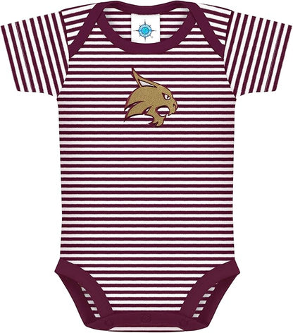 Creative Knitwear College Baby NCAA Infant Striped Bodysuit