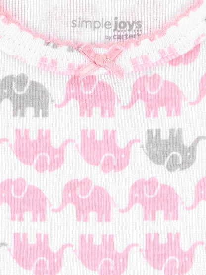 Simple Joys by Carter's Baby-Girls 6-Pack Short-Sleeve Bodysuit