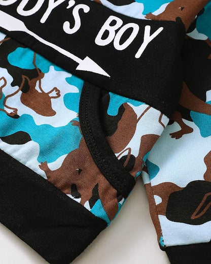 Toddler Baby Boy Clothes Infant Newborn Boy Outfit Long Sleeve Hoodie Sweatshirt Pants Fall Winter Clothes Set