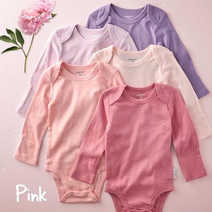 Blake 5-Pack Long Sleeve Bodysuits 100% Organic Cotton Baby Boys & Girls