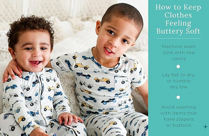 Posh Peanut Convertible Baby Sleepers - Girls Footless Baby Pajamas with 2 Way Zipper for Easy Diaper Changes