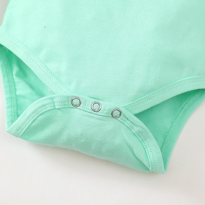 Baby Girl Solid Color Romper Infant Ruffle Sleeve Bodysuit One Piece Outfit Toddler Jumpsuit clothes