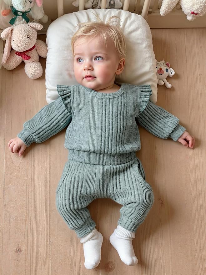 Aalizzwell Infant Baby Girl Fall Winter Outfit