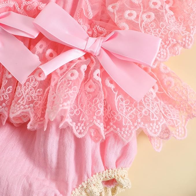 Baby Girl Clothes Floral Boho Lace Romper Bodysuit Romper Jumpsuit Summer Outfit Summer Baby Clothes Girls