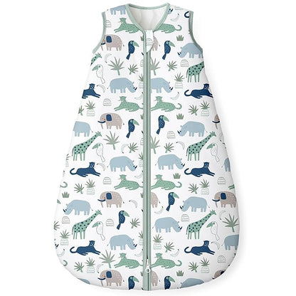 Yoofoss Baby Sleep Sack 0-6 Months, 1.5 Tog Baby Wearable Blanket with 2-Way Zipper, 100% Cotton Organic Fabric Winter Infant Sleeping Sack, Warm Soft Comfy