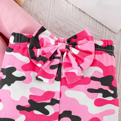 GDTOGRT Newborn Baby Girl Clothes Outfit Set Sweet Ruffle Romper, Pants and Headband 0 3 6 9 12 18 Months Infant Clothing