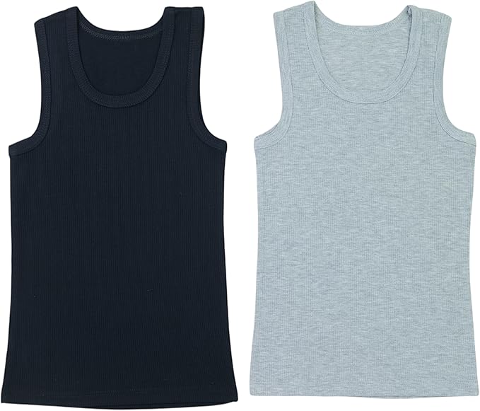 ToBeInStyle Boy's Pack of 4 Tank Tops
