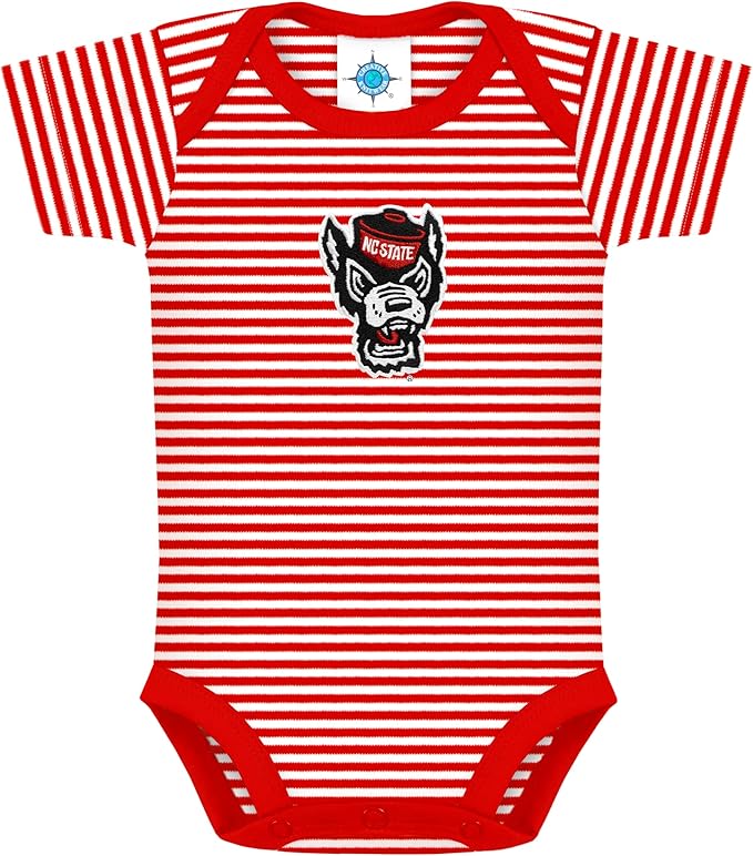Creative Knitwear College Baby NCAA Infant Striped Bodysuit