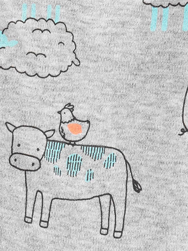 Simple Joys by Carter's baby-boys 2-way Zip Thermal Footed Sleep and Play, Pack of 2