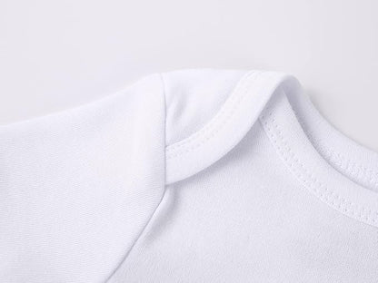 Cnins Funny Baby Bodysuit & Daddy Matching Cotton Outfit for Wild One 1st Birthday, Unisex Newborn Infant Clothes 0-24M