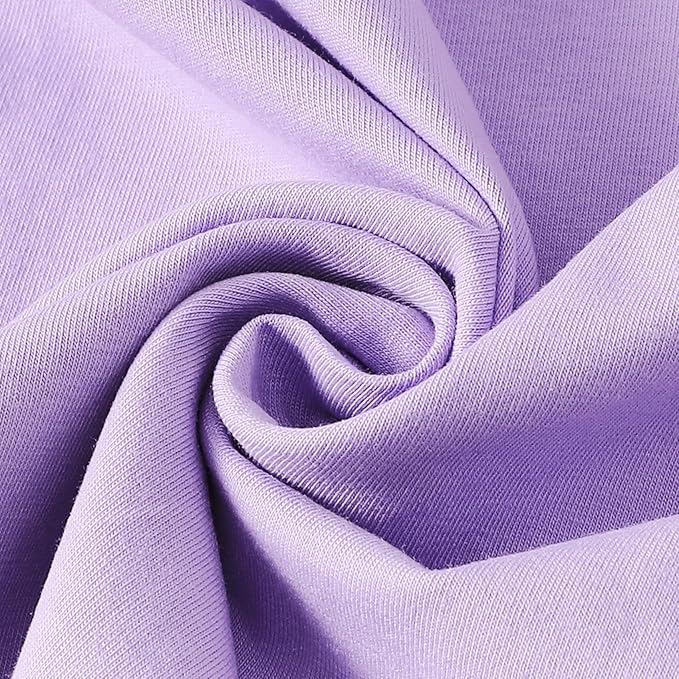 LYSMuch Toddler Baby Girls Long Sleeve Ruffle T Shirt Kids Casual Plain Solid Top Blouse T-Shirt Undershirt