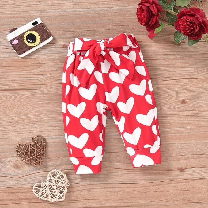 Aalizzwell Preemie Newborn Infant Baby Girls Clothes Ribbed Romper Bodysuit Pants Set Fall Winter Outfits