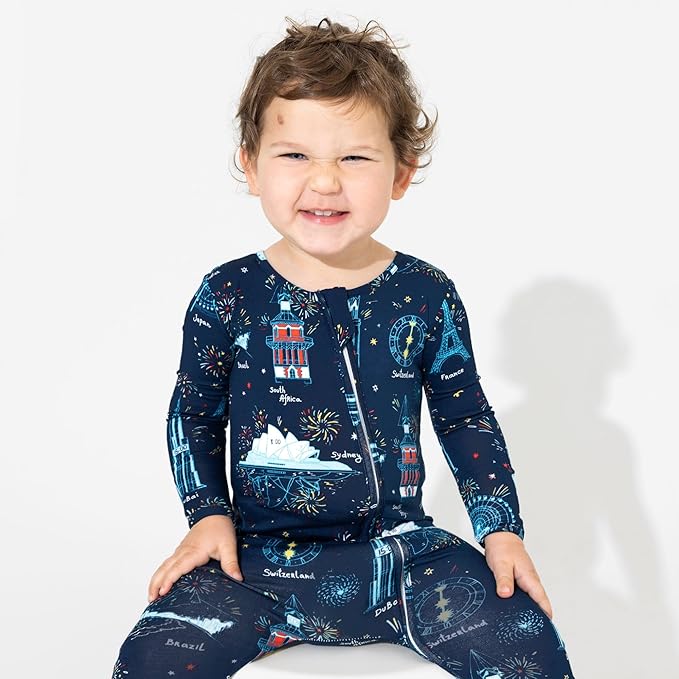 Bellabu Bear Convertible Footies for Baby Boys & Baby Girls, Family Matching Pajamas, Rayon from Bamboo