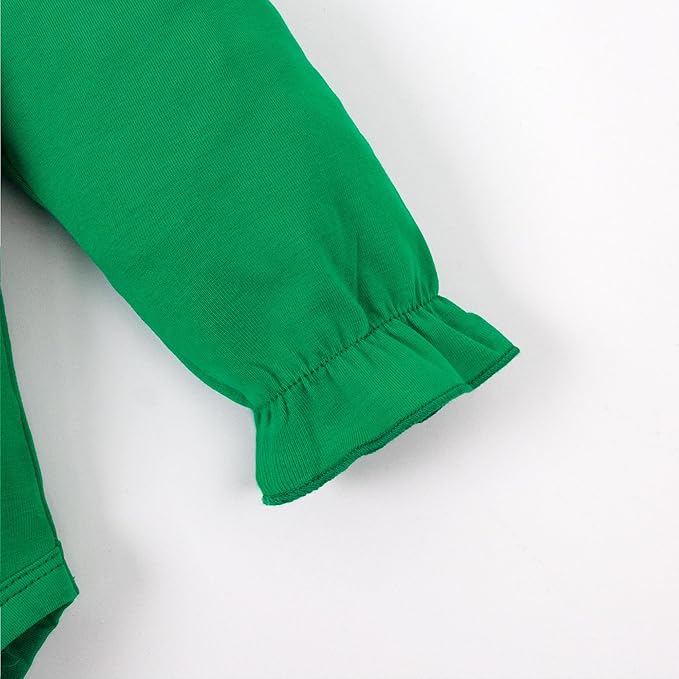 Magic Park 0-24M Infant Girl Peter Pan Collar Romper Baby Long Sleeve Bodysuit Girls Ruffle Jumpsuit Casual Winter Tops