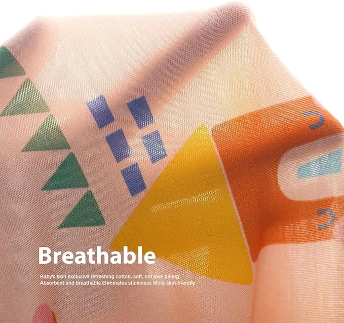 Teach Leanbh Baby Boys Girls 2 Pack Bamboo Viscose Pajamas with Mitten Cuffs 2 Way Zipper Long Sleeve Romper Sleep and Play