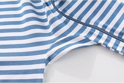 2 Pack Unisex Baby Short Sleeve Rompers 2 Way Zipper New Born One-Piece Jumpsuits 0-24Months Infant Outfits