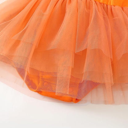 Magic Park 0-18M Infant Bodysuit Tutu Dress Baby Girl Romper Dress Toddler Solid Color Tulle Skirt Baptism Holidays Outfits